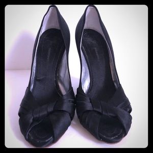 Giuseppe Zanotti Black satin evening heel